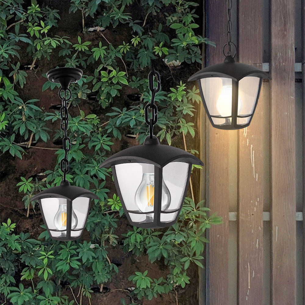 Luminária de Parede Braytron Berlin 800mm Preta 1xE27 IP44 | Iluminação Externa