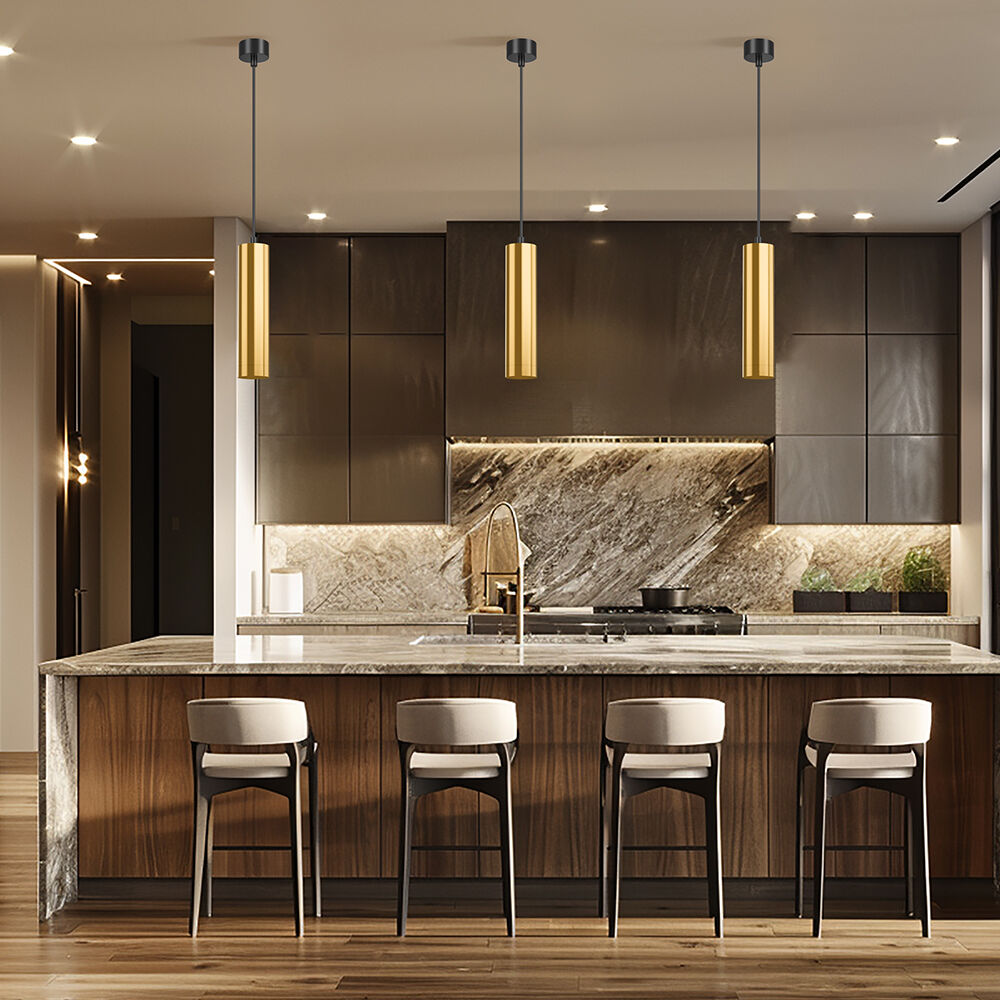 Spot LED Braytron Beta 6020 Pendente Redondo Dourado GU10 | Iluminação Direcionada