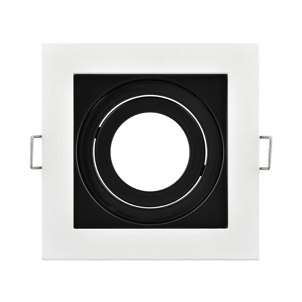 Spot LED Braytron Beta Quadrado 1D Branco | Iluminação Direcionada