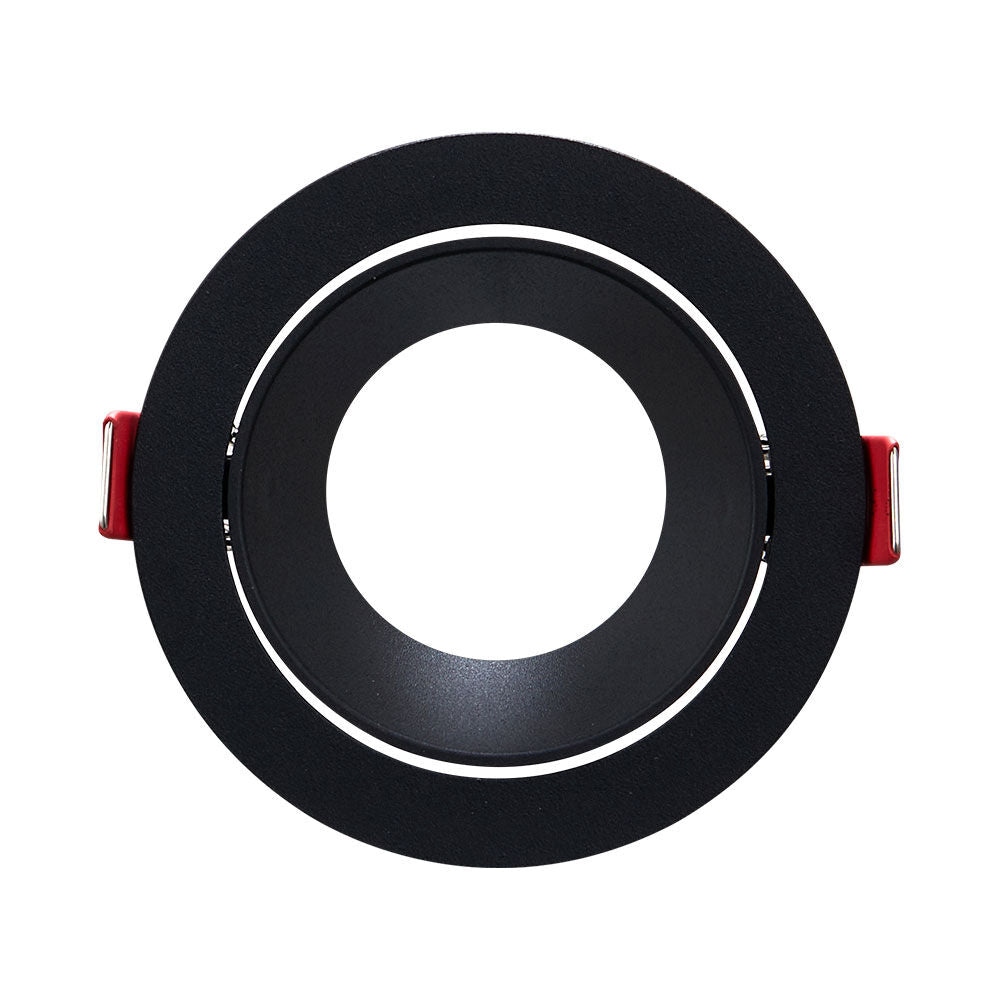 Spot LED Braytron Beta Redondo Preto com Acabamento Preto | Iluminação Direcionada