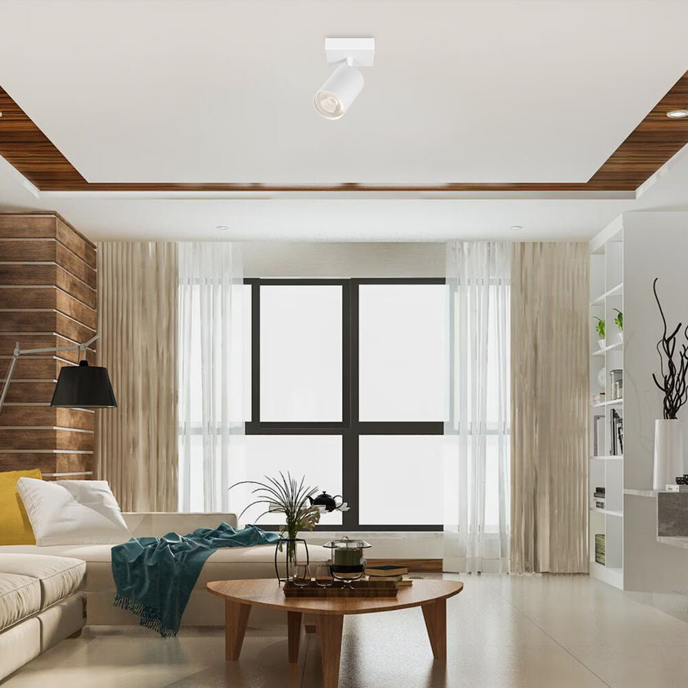 Spot LED Braytron Beta SRQ 1 Branco GU10 | Iluminação Direcionada