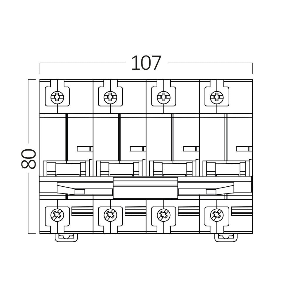 BRAYTRON-DISJUNTOR-4P-125A C TYPE 6KA-MCB