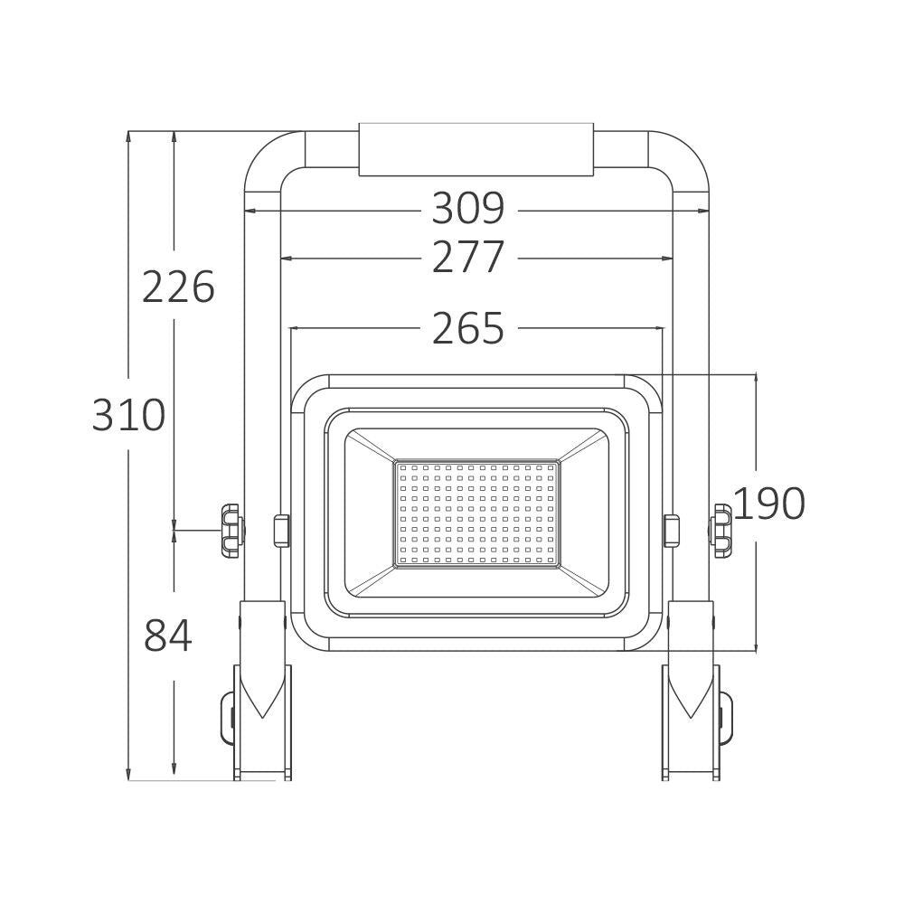 Luminária de Trabalho Braytron 100W 3 em 1 | LED para Uso Profissional com Múltiplos Temperaturas de Cor