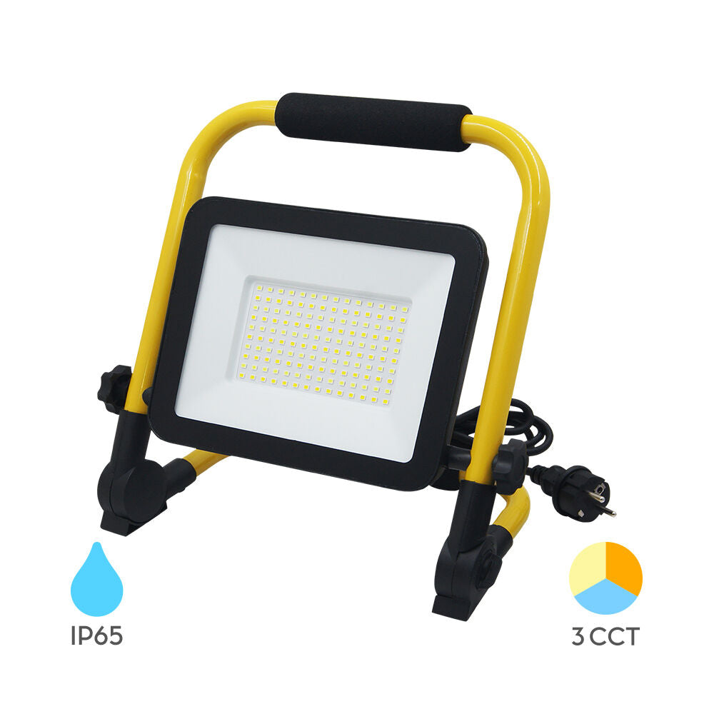 Luminária de Trabalho Braytron 100W 3 em 1 | LED para Uso Profissional com Múltiplos Temperaturas de Cor