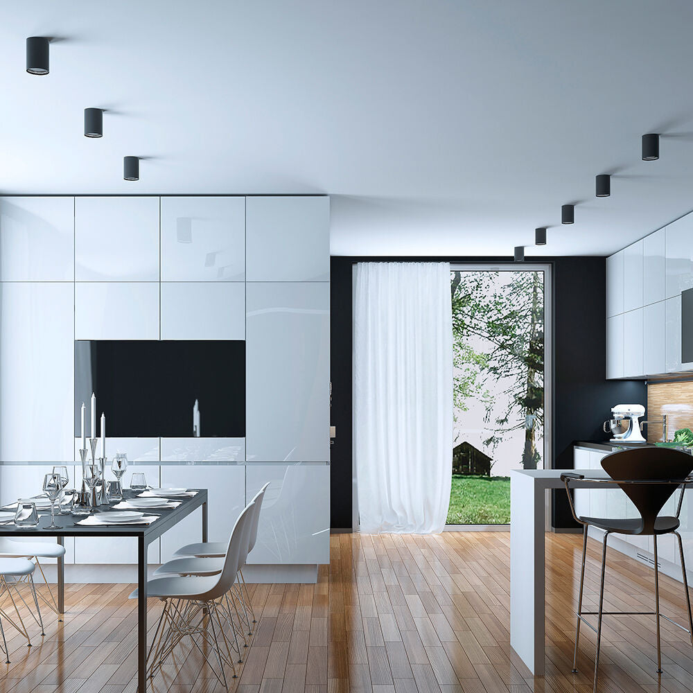 Spot LED Braytron Gama 5510 Redondo Preto GU10 | Iluminação Direcionada