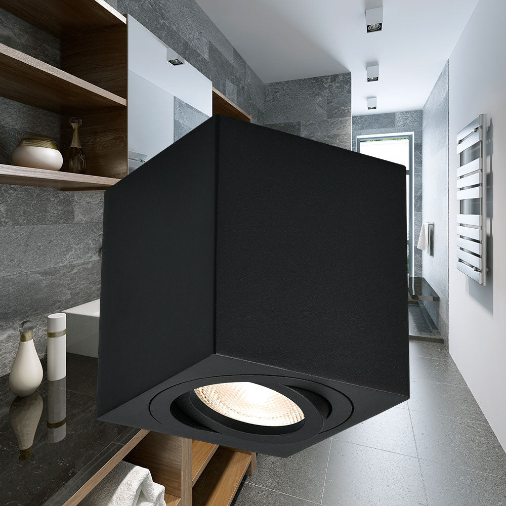 Spot LED Braytron Beta 8012 Quadrado Branco GU10 | Iluminação Direcionada