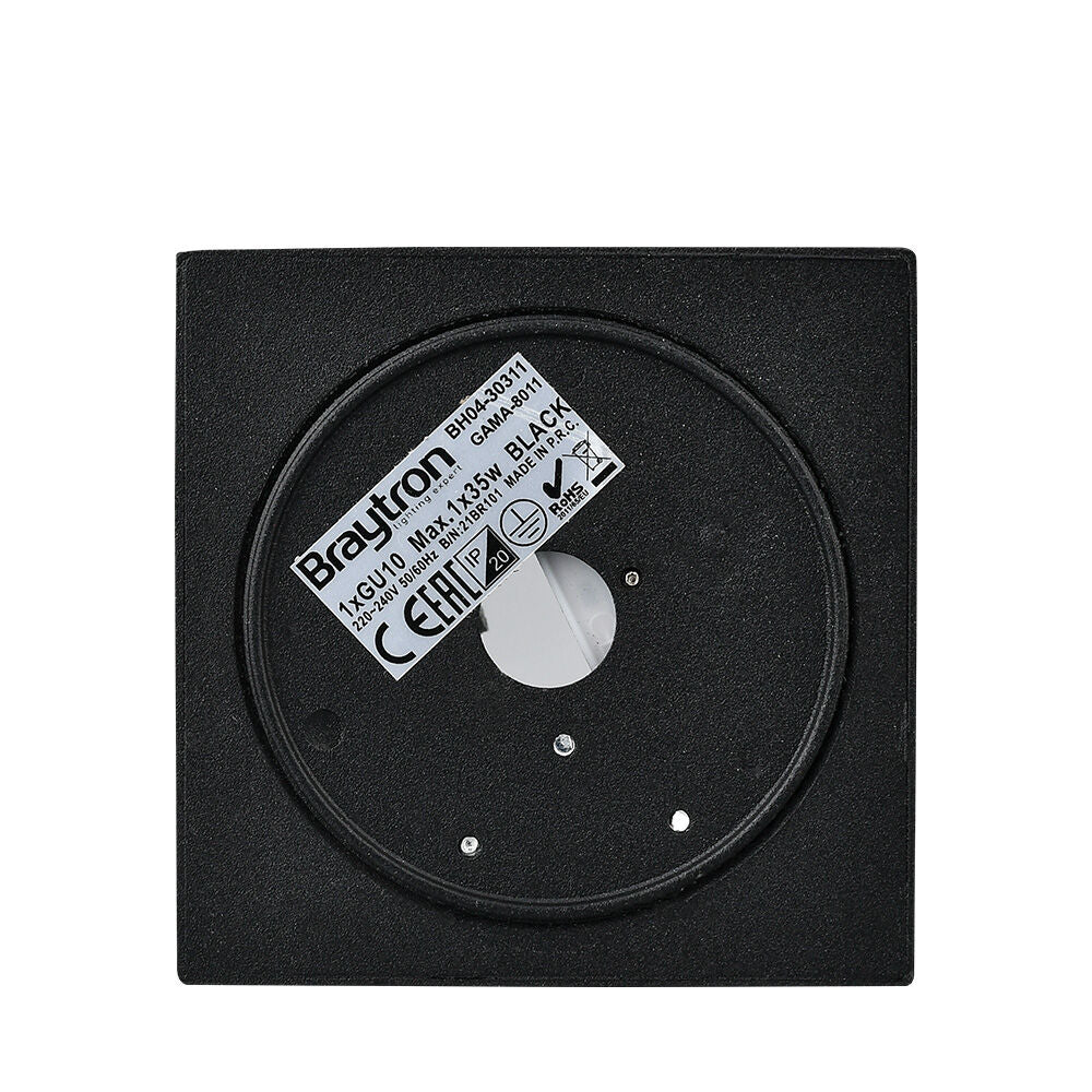 Spot LED Braytron Beta 8012 Quadrado Branco GU10 | Iluminação Direcionada