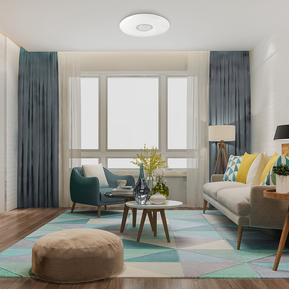 Luminária de Teto Braytron Jade Redonda 44W 3IN1 Diâmetro 510mm | Iluminação Regulável