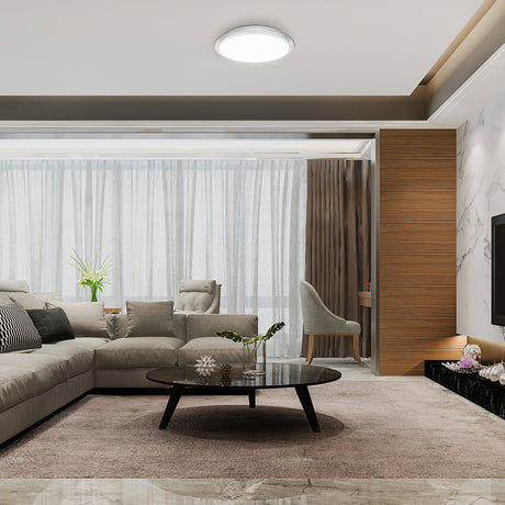 Luminária de Teto Braytron Jade Redonda 44W 3IN1 Diâmetro 570mm | Iluminação Regulável