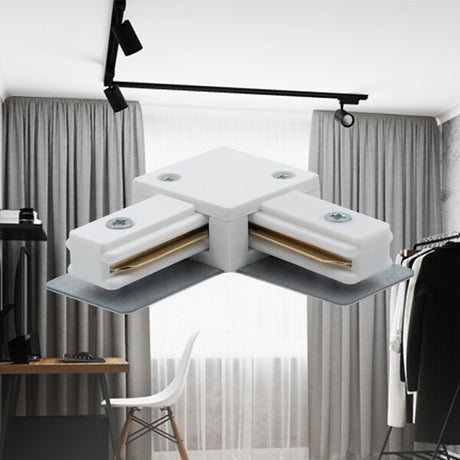 Conector de Trilho Braytron 2WRS Branco para Sistema de Iluminação LED