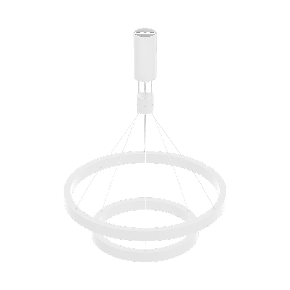 Luminária de Teto Braytron Lina Pendente Redonda 65W Branca 3IN1 | Iluminação Regulável