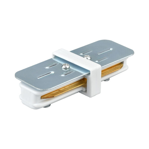 Conector Intermediário Braytron 2WRS Branco para Sistema de Trilho de Iluminação LED