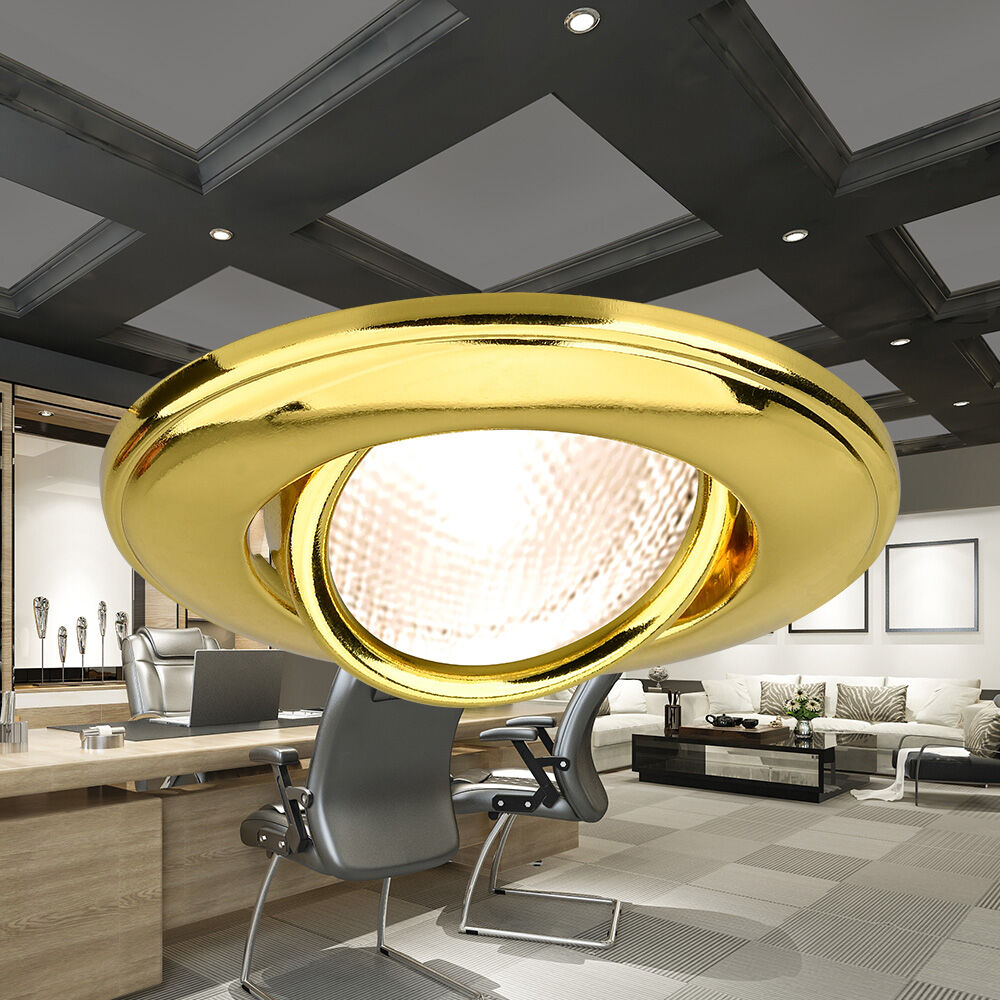 Spot LED Braytron Mitto Redondo Dourado | Iluminação Direcionada