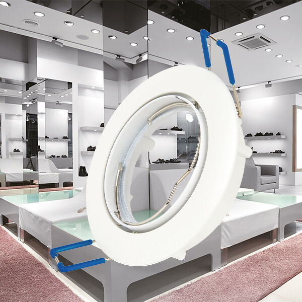 Spot LED Braytron Mitto Redondo Branco | Iluminação Direcionada