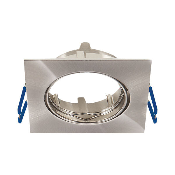 Spot LED Braytron Mitto Quadrado Níquel | Iluminação Direcionada