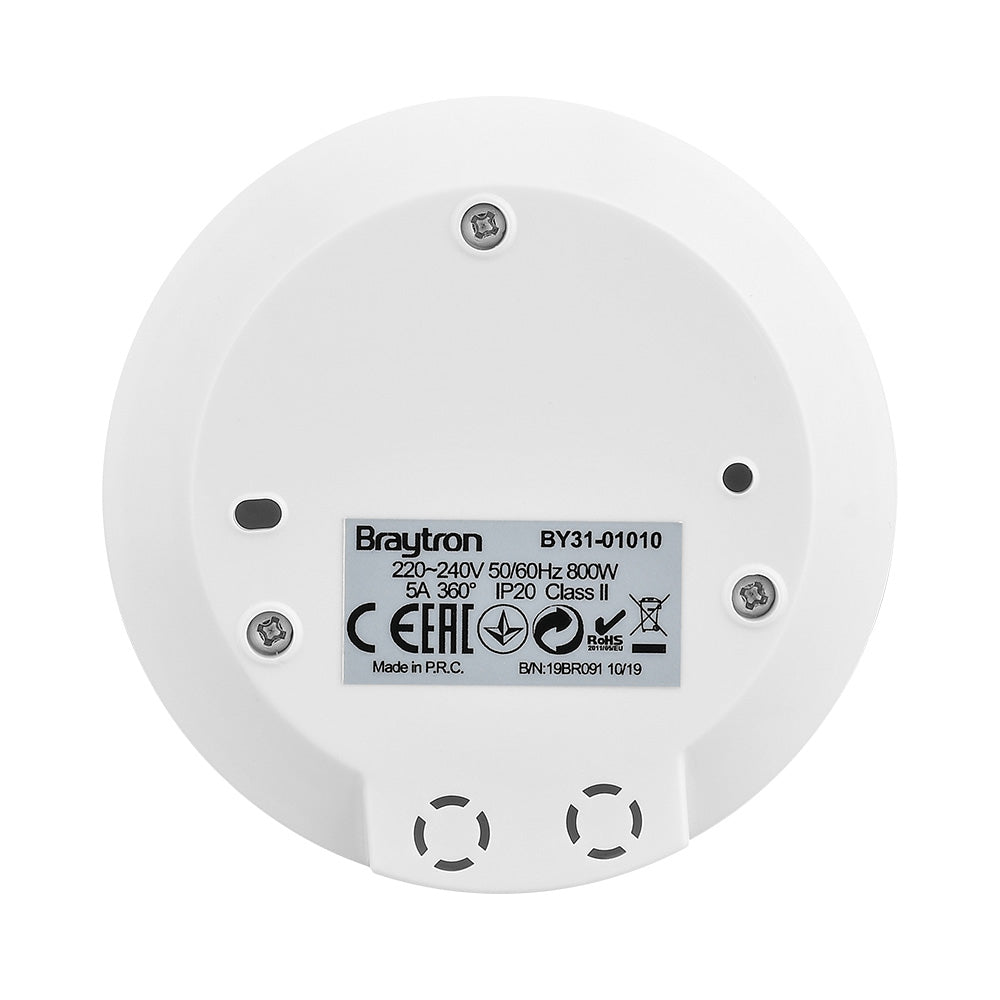 BRAYTRON- MS01 - 360 - MAX 800W IP20MOTION SENSOR SENSOR
