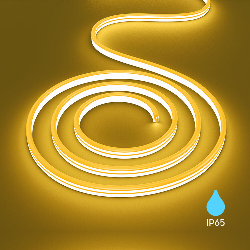 Fita LED Neon Braytron 8x16 220V Âmbar | Iluminação LED Neon