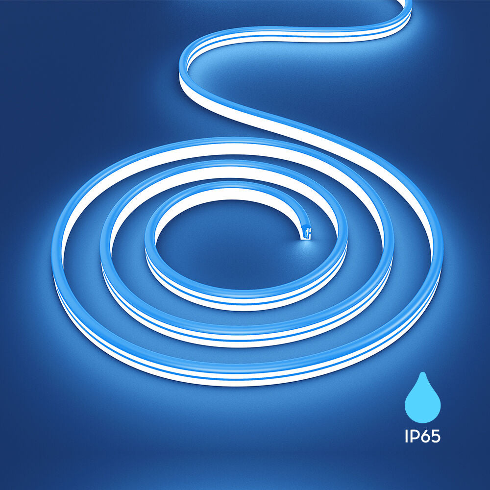 Fita LED Neon Braytron 8x16 220V Azul | Iluminação LED Neon