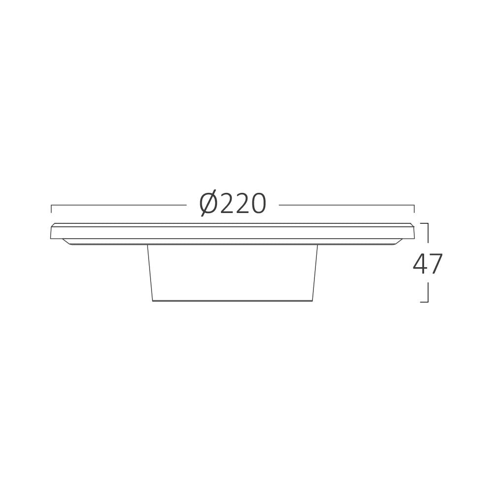 Luminária de Parede Braytron Palermo 12W Preto 1160lm IP65 | Iluminação Externa