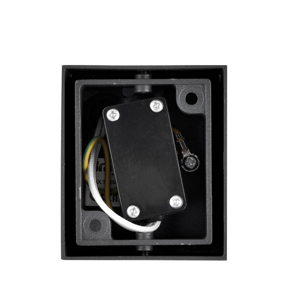 BRAYTRON Luminária de Parede BRY-RITA 1xGU10 Preto IP44 | Iluminação Externa