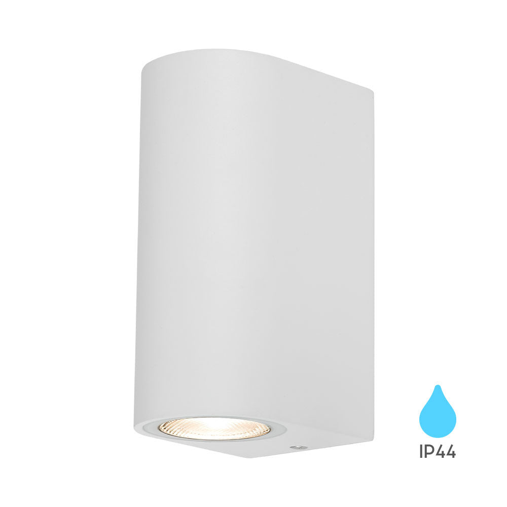 Luminária de Parede BRY-RITA 2xGU10 Branca IP44 | Iluminação Externa