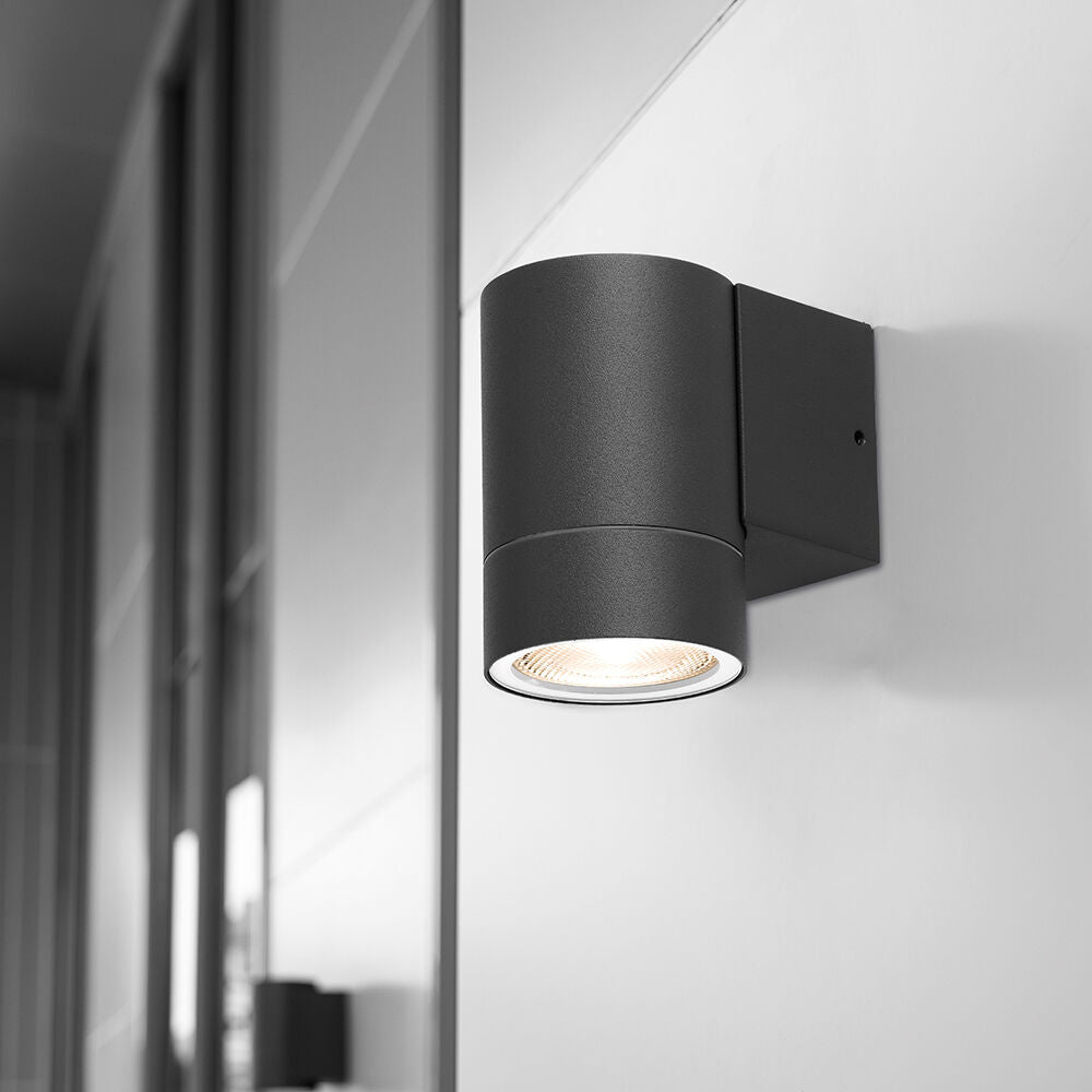 BRAYTRON Luminária de Parede BRY-RITA 1xGU10 Cinza IP44 | Iluminação Externa