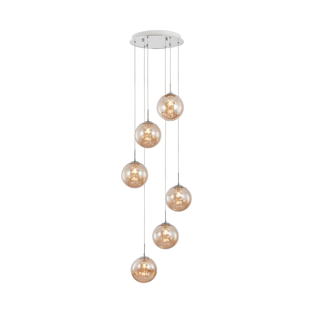 Luminária de Teto Braytron BRY-S003R-6H 6xG9 GLD PENDANT LIGHT