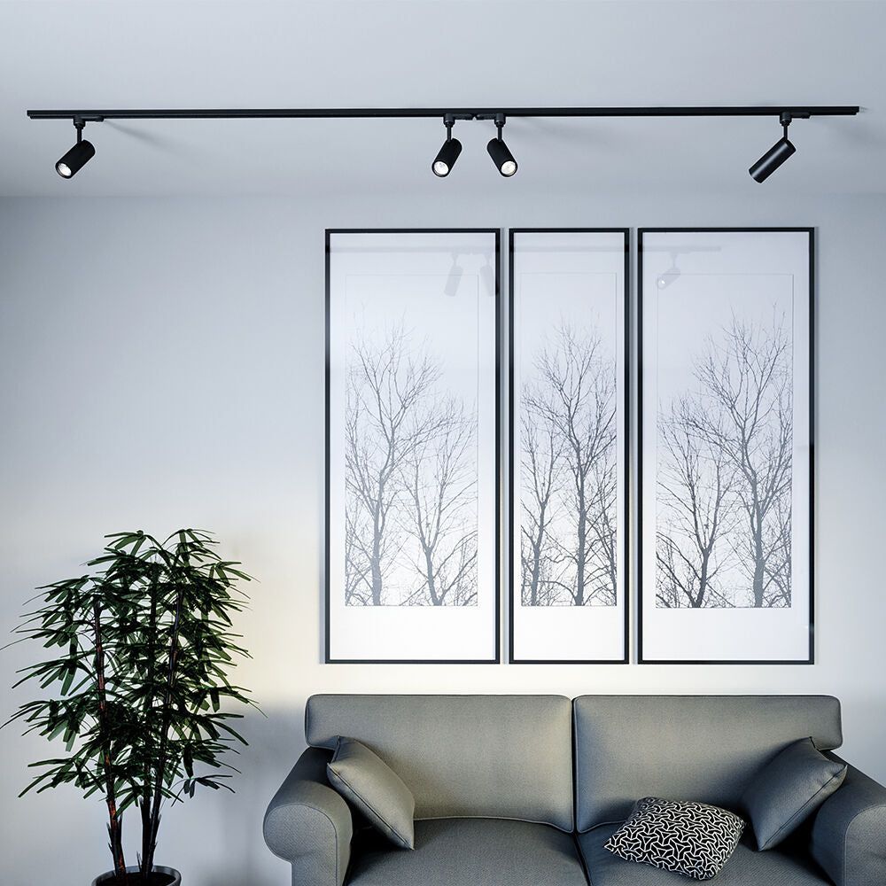 BRAYTRON Spot LED de Trilho BRY-SHOPLINE 15W 3000K Preto | Iluminação com Driver Isolado