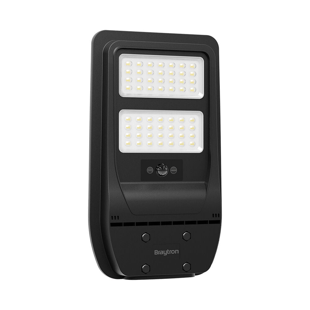Luminária Solar Braytron ST01 60W | Iluminação Pública LED Solar IP65 6500K