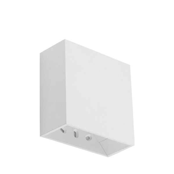 Luminária de Parede Braytron Vekta 2x2W Branca IP65 | Iluminação Externa