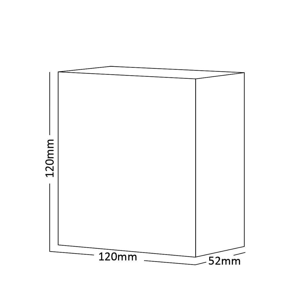Luminária de Parede Braytron Vekta 2x2W Branca IP65 | Iluminação Externa