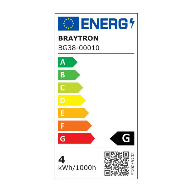 Luminária de Parede Braytron Vekta 2x2W Branca IP65 | Iluminação Externa