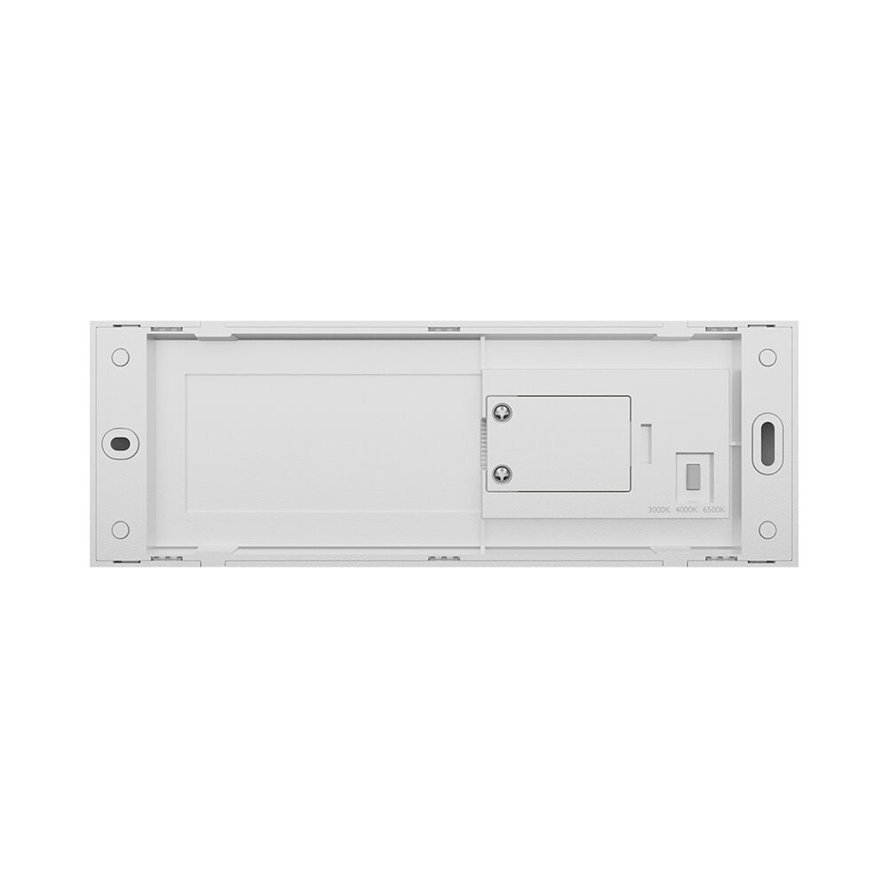Luminária de Parede Braytron Vekta 5W Retangular Branca 3em1 IP65 | Iluminação Externa