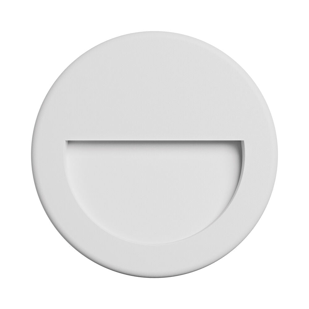 Luminária de Parede Braytron Vekta 3W Redonda Branca 4000K IP65 | Iluminação Externa