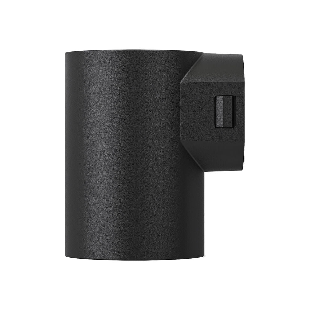 Luminária de Parede Braytron Vekta 9W Redonda Preta 720lm 3000K IP65 | Iluminação Externa