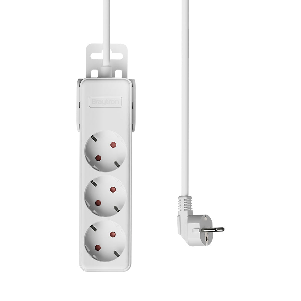 BRAYTRON- XLINE - EXTENSÃO 3X1,5MM² - 5M - 3 TOMADAS SEM INTERRUPTOR EXTENSÃO