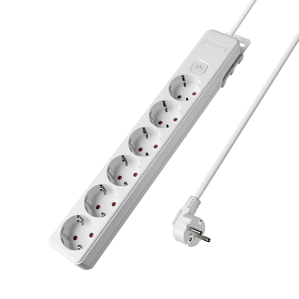 BRAYTRON- XLINE - EXTENSÃO 3X1,5MM² - 5M - 6 TOMADAS COM INTERRUPTOR EXTENSÃO
