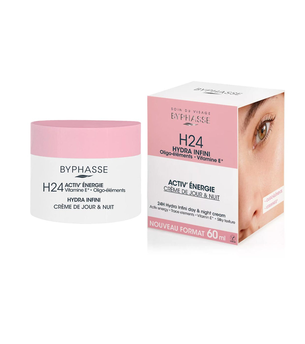 BYPHASSE CREME 60ML DIA/NOITE HYDRA INFI