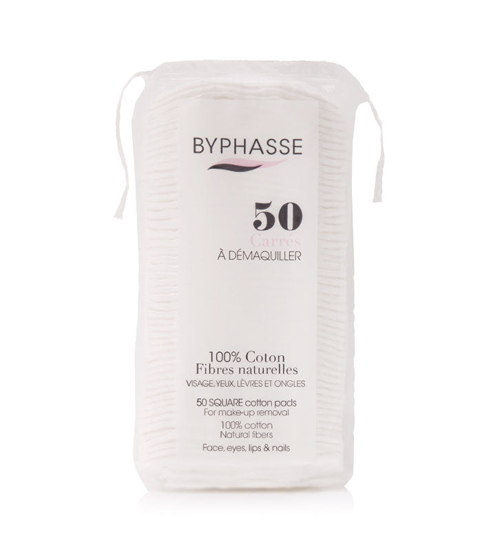 BYPHASSE DISCOS ALGODÃO 50UN QUADRADO