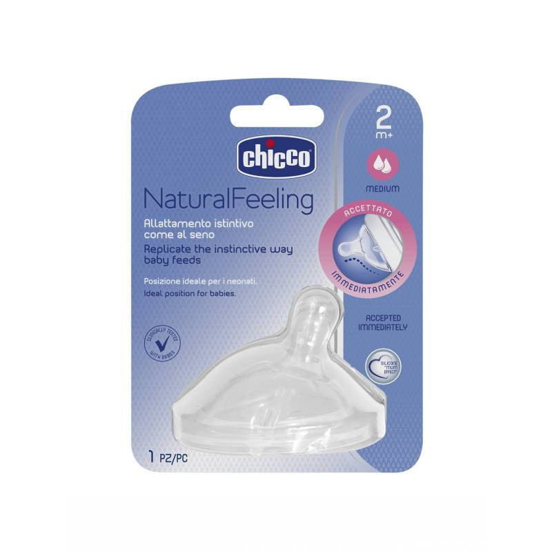 CHICCO TETINA NATURALFEELING MEDIUM 2M+