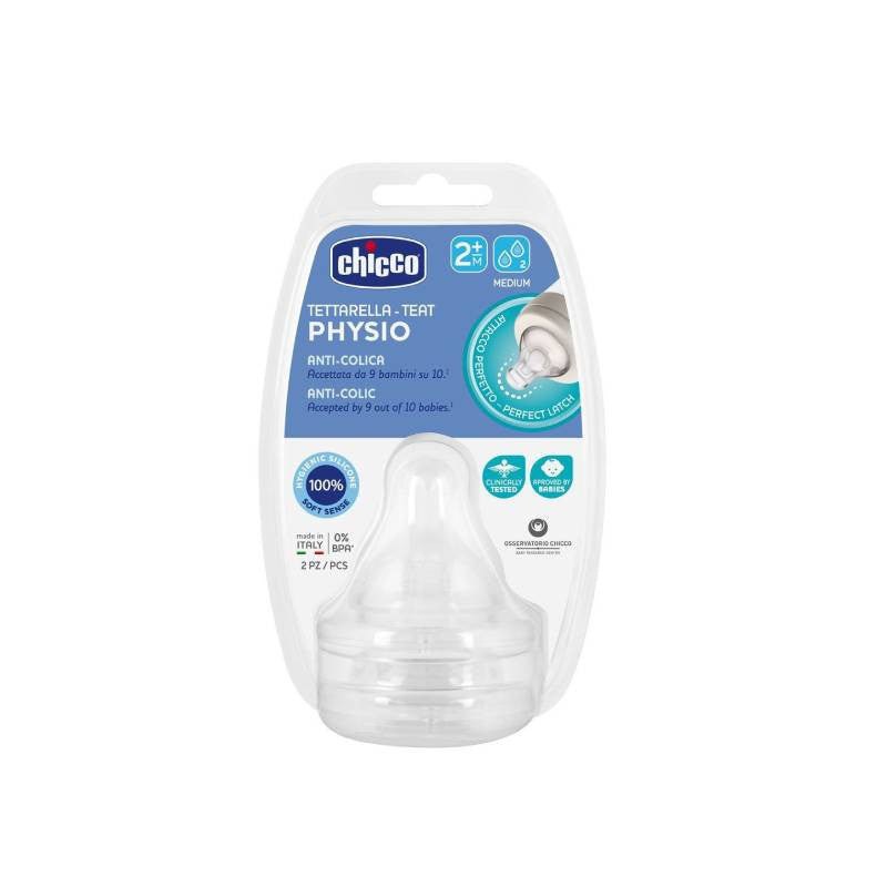 CHICCO TETINA FISIO SILI RAPIDO 2M+ 2UN