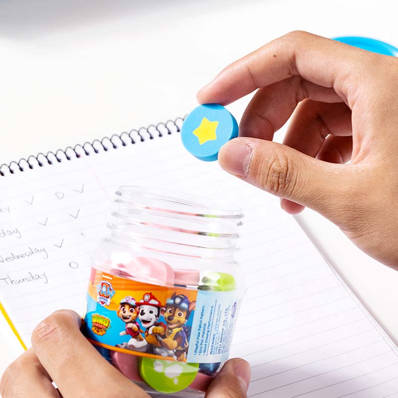 Borracha de balde Deli EH307 Paw Patrol (mista) (21 RMB/balde) 24balde/caixa