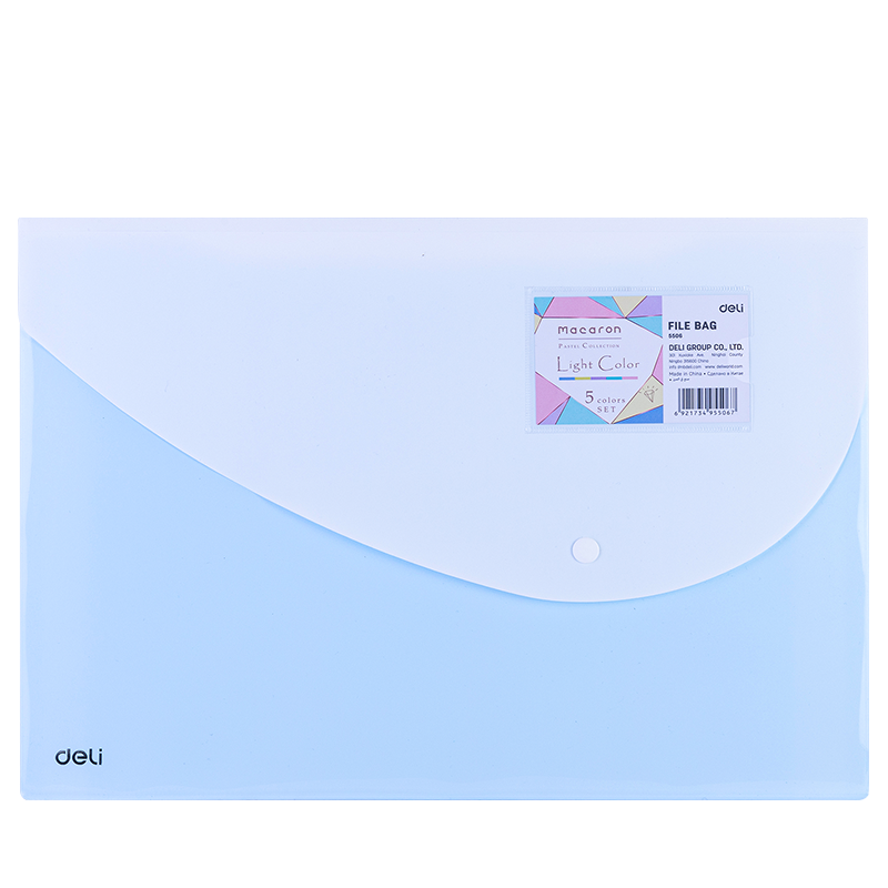 Pasta para documentos Deli E5506 (mista) 400/caixa