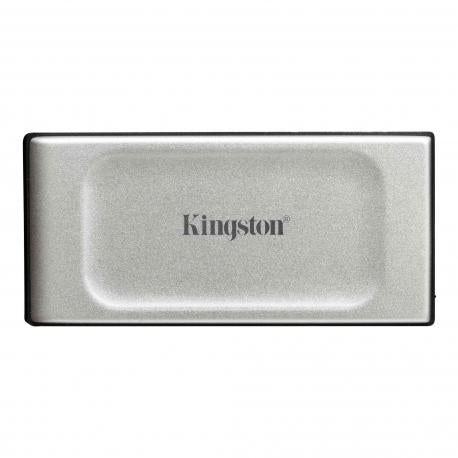 DISCO DURO EXTERNO MINI KINGSTON XS2000 500GB SSD 2000 MB/S USB-C 3.2 GEN 2X2 CINZA