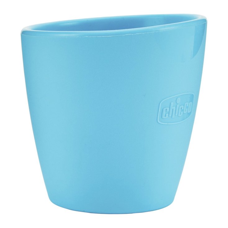 CHICCO COPO MINI SILICONE AZUL 6M+