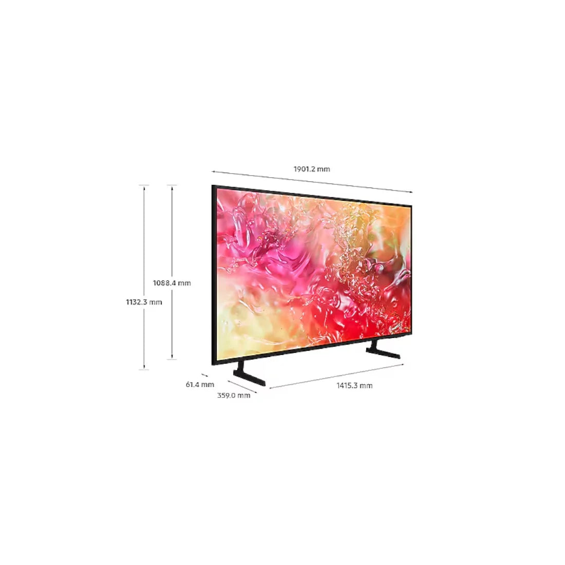 TV SAMSUNG 85" UHD 4K FLAT SMART TV - DU7000 (2024) EG