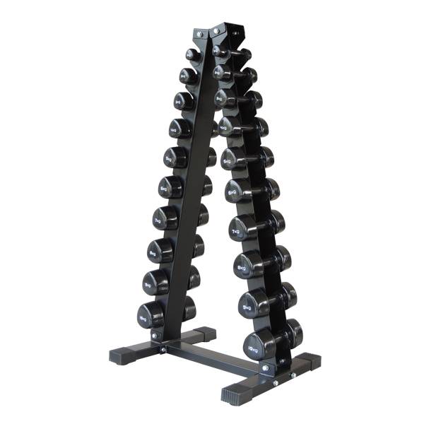 RACK VERTICAL DE 10 PARES DE HALTERES