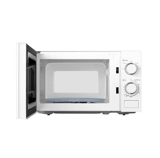 Micro-ondas Hisense 20L Branco Mecânico H20MOWS10 – 700W, Timer Analógico, 5 Níveis de Potência