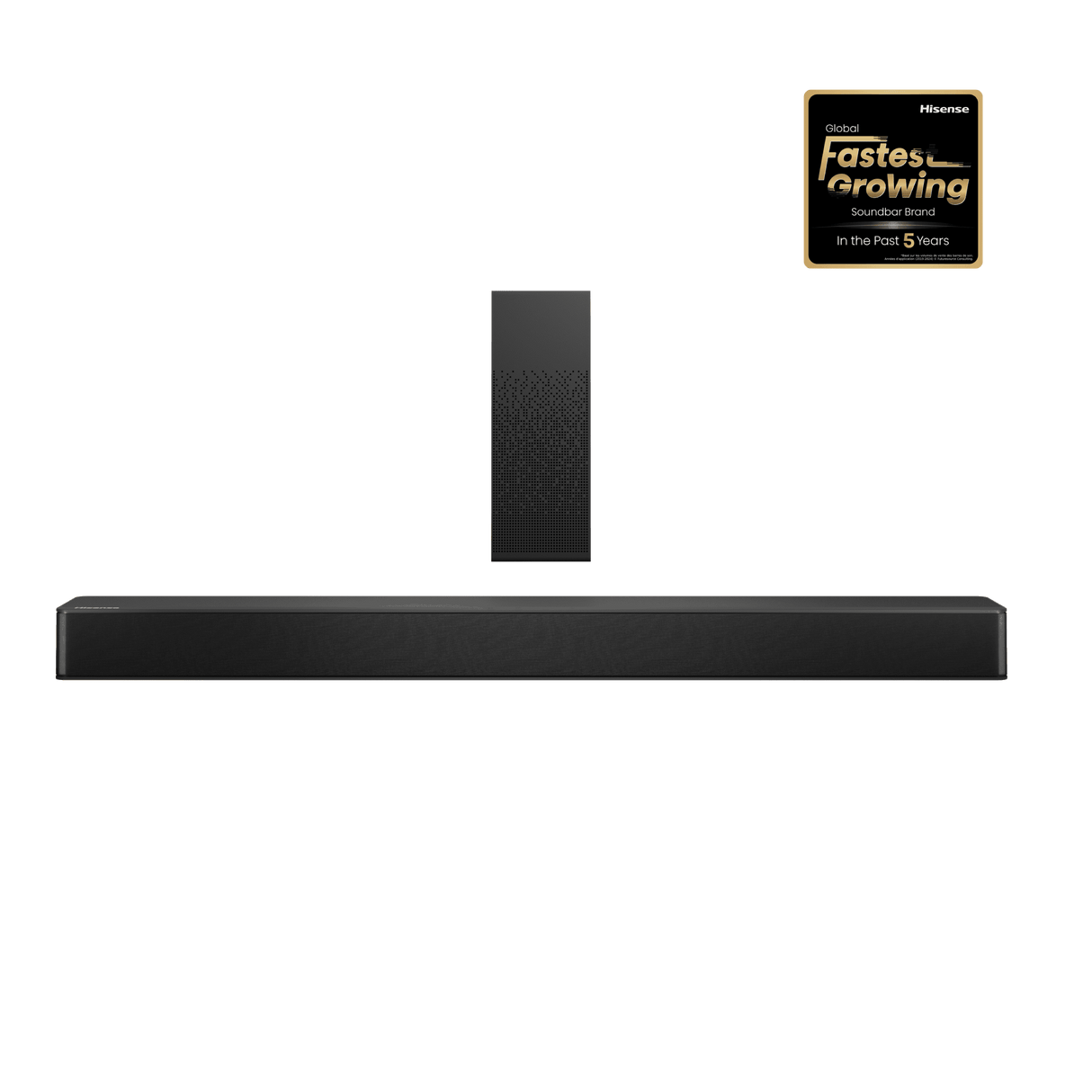 Soundbar Hisense HS2100 2.1 Canais 240W – Subwoofer Wireless, DTS Virtual:X, Bluetooth, HDMI ARC
