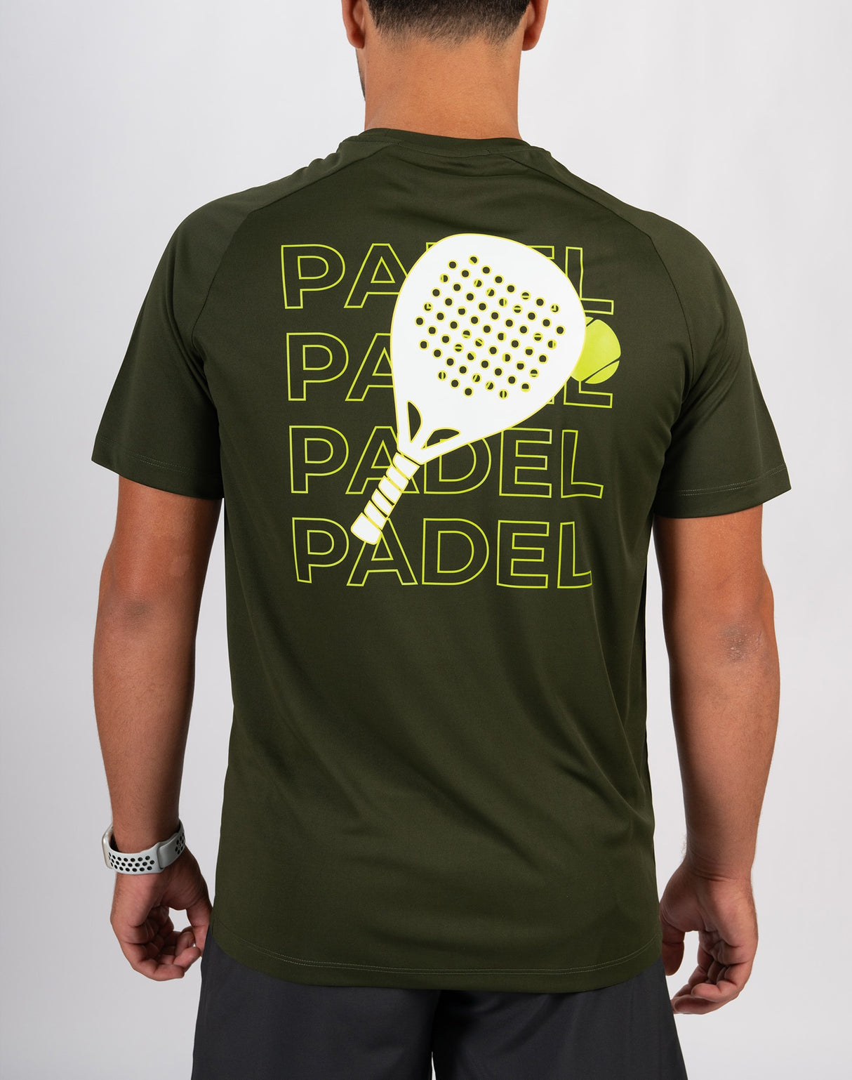 É tudo sobre camiseta verde Padel FRWD para homens Tamanho XL